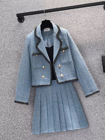 Billie Tweed Skirt set