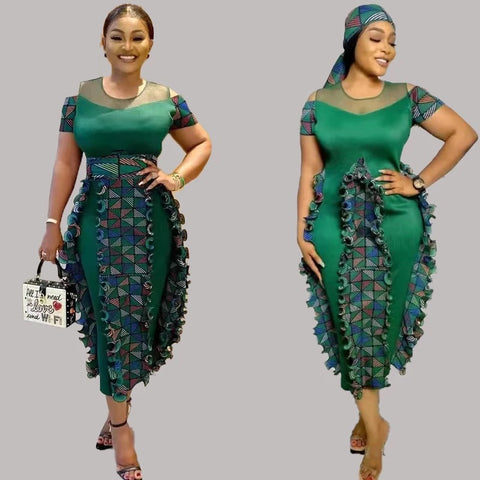 Kalisse Tulle wave dress