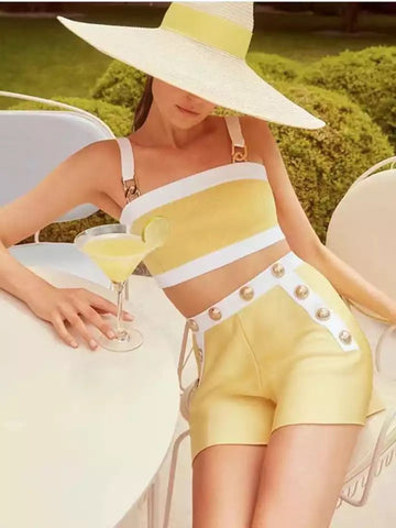 Patience High waisted short set