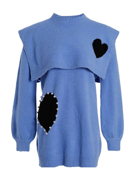 Aaliyah heart Sweater