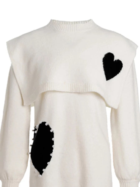 Aaliyah heart Sweater