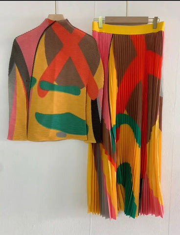 Kefliwe Miyake Skirt set