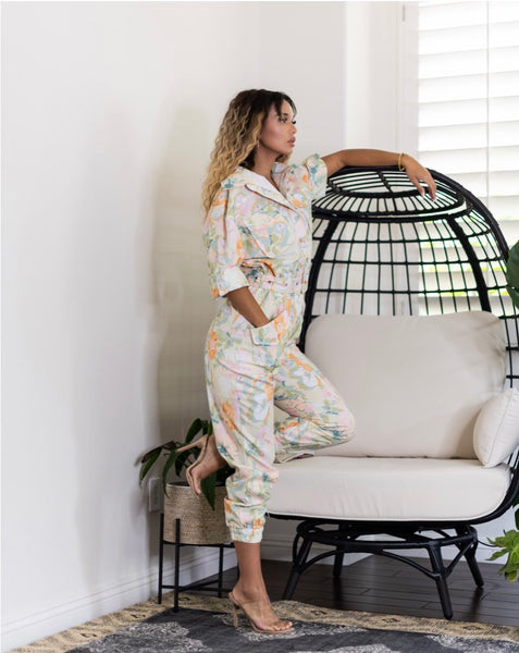 Darla Floral Jumpsuits