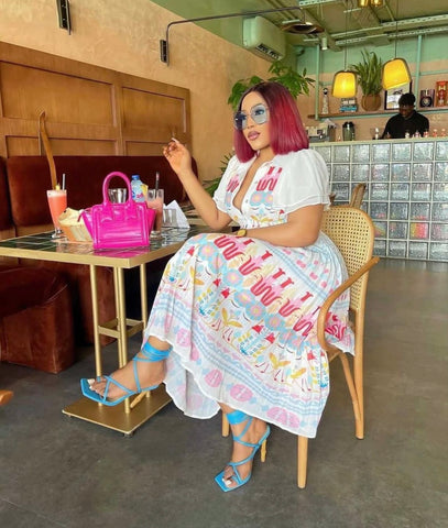 Lena Butterfly Sleeve Dress