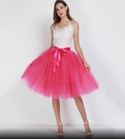Pixie midi tulle Skirt