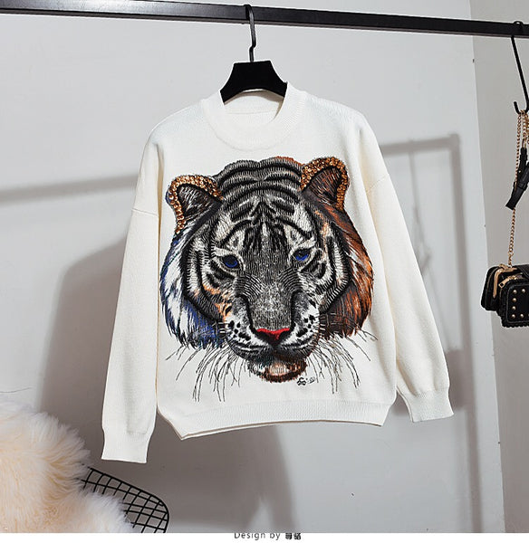 Yvette Tiger Knit set