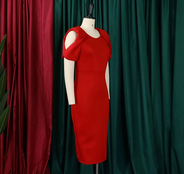 Bonisa Petal sleeve dress
