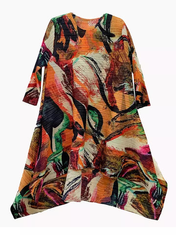 Marva Miyaki Pleated Dress