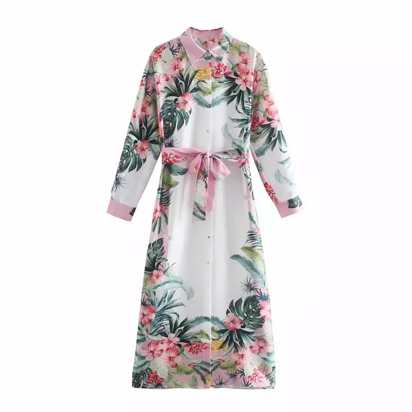 Fatima Floral Print Dress