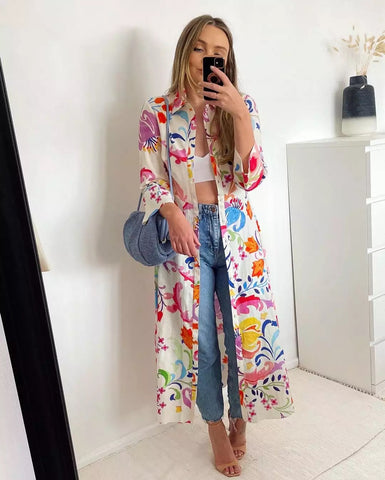 Tania Floral Print BowDress