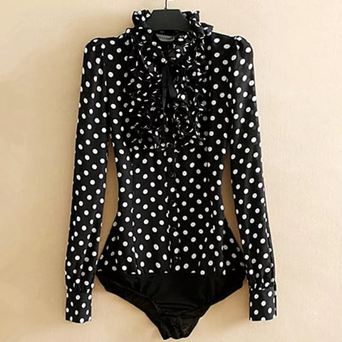 Aritha Polka dot body suit