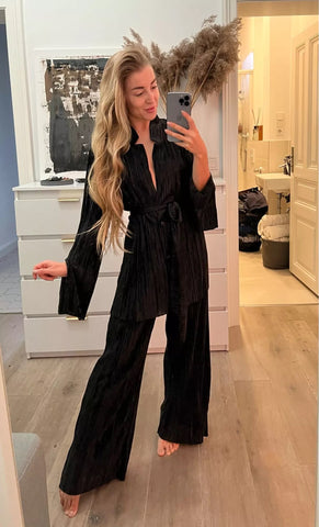 Plaxis Pleated Satin Set