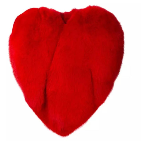 Cecile Faux Fur Heart Jacket