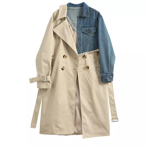 Shaya Asymmetrical Trench Coat