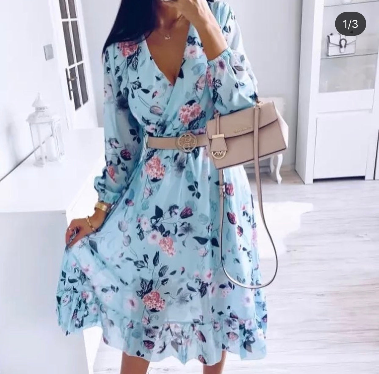 Barbs blue floral dress