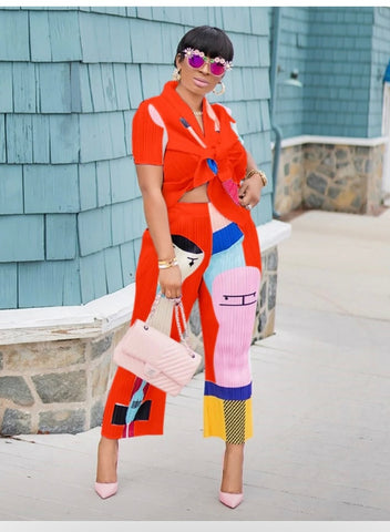 Chichi Multicolour Capri Set