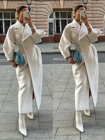 Raylynn Lapel Thick Coat