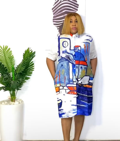 Sarah Print dress