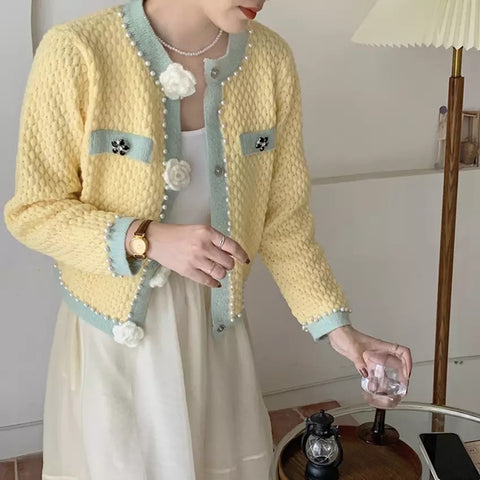 Ari floral button cardigan.