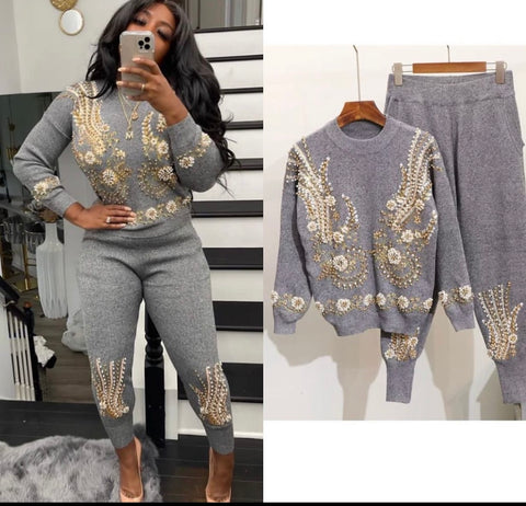 Karima beaded tracksuit
