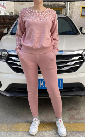Talia Pearl detailed tracksuit