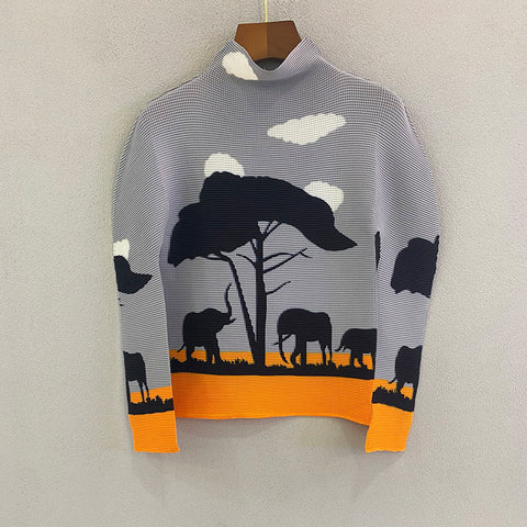 Khetiwe African sunset top