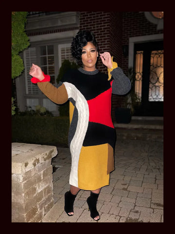 Karletta Oversized jumper dress