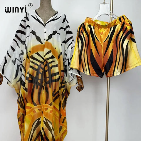 Pasha panther kimono set