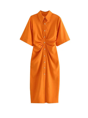 Connie Draped Midi Dress