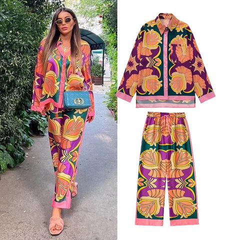 Atipa Multicolour Trouser set