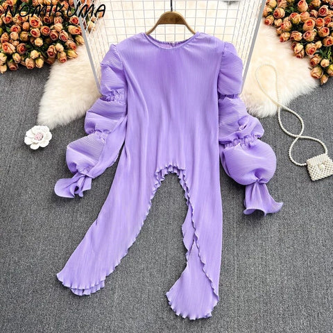 Felicia Bubble Sleeve Top