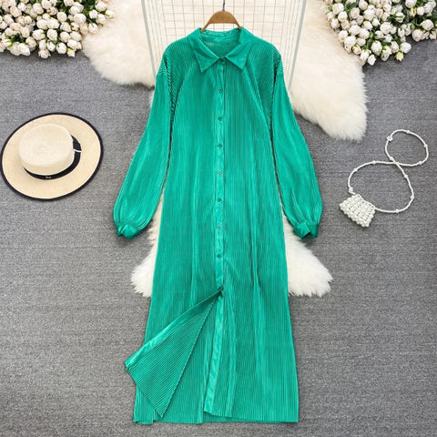 Shane Pleated Dress