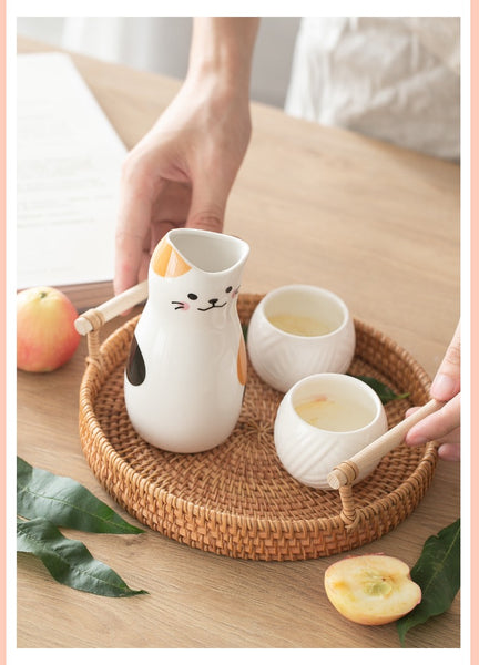 Cat Saki Wine Set