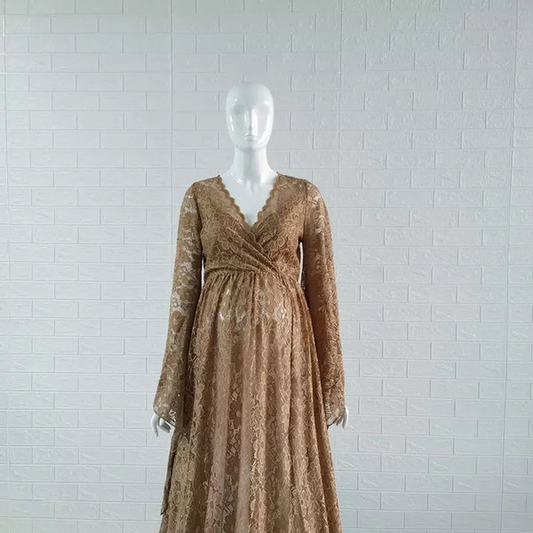 Maeve Maternity Lace Gown