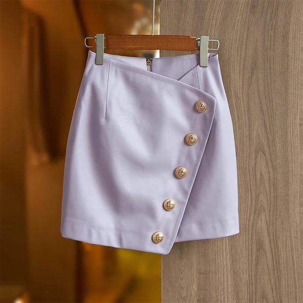 Paulina PU Leather Skirt