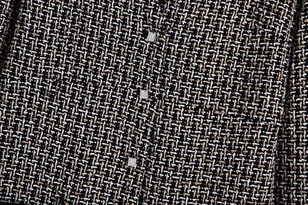 Mackenzie V-neck tweed blazer dress