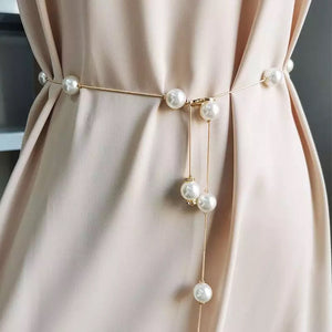 Pearl Chain Adjustment Closure Belt