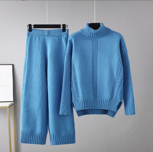 Janelle knitted turtleneck set