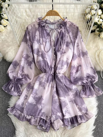 Marie Floral playsuit