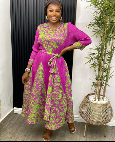 Selby pleated Miyake  dress