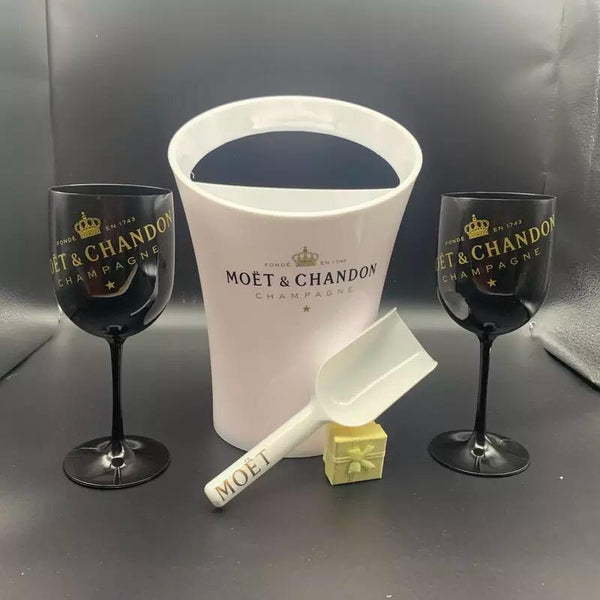 Moët and Chandon Wine Bucket and Glasses