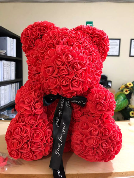 Teddy Bear Rose Foam Flowers