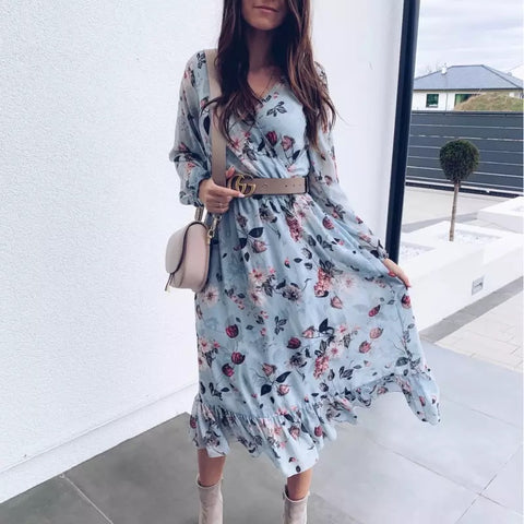 Barbs blue floral dress