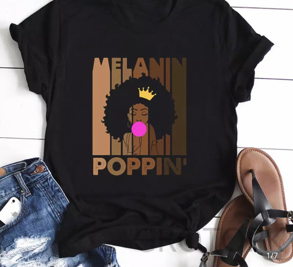 Melanin ladies T-shirt’s
