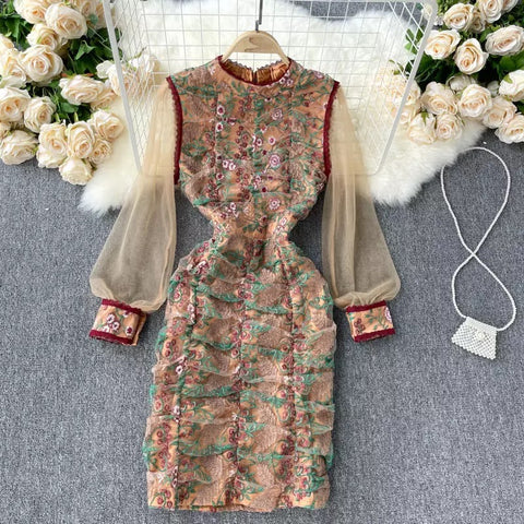 Auxilia Luxury Mesh Dress