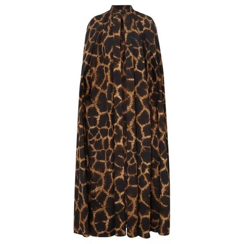 Carys Leopard Print Cloak Sleeveless